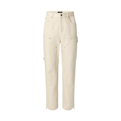 Pantalón Louis Vuitton Monogram Workwear Carpenter Cream