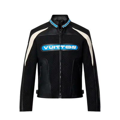 Chamarra Piel Louis Vuitton Leather Mix Biker