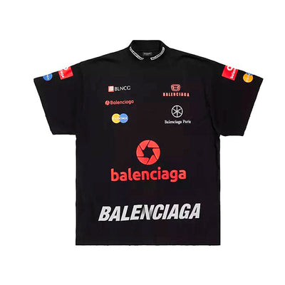 Playera Balenciaga Top League T-shirt Oversized Black