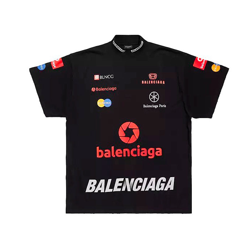 Playera Balenciaga Top League T-shirt Oversized Black