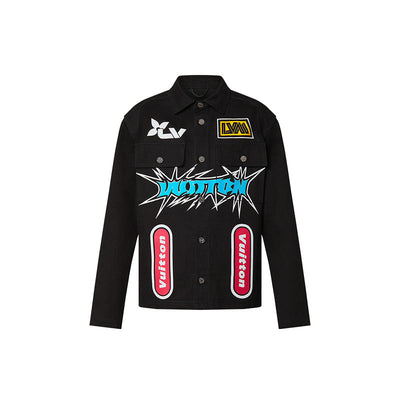 Chamarra Louis Vuitton Printed Denim