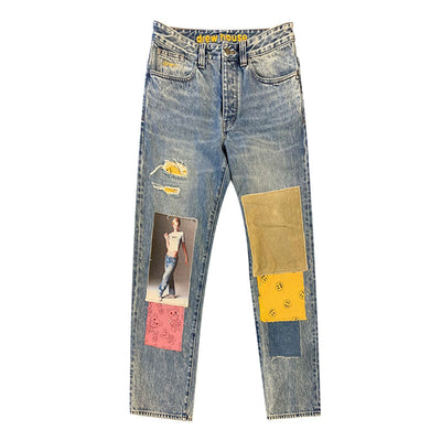 Pantalón Jeans Drew House Indigo Patchwork