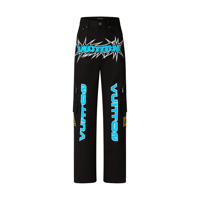Pantalón Louis Vuitton Printed Denim