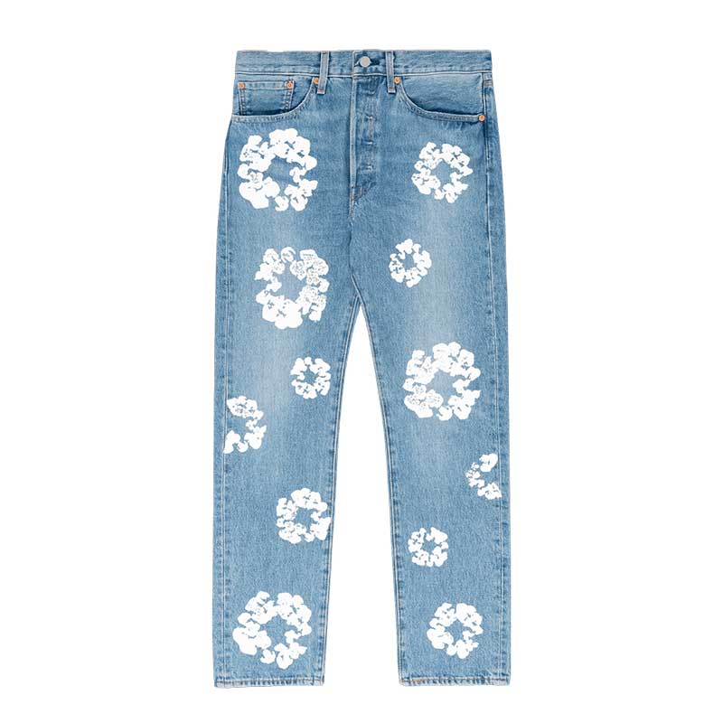 Pantalón Denim Tears x Levi's Cotton Wreath Jean Ligh Wash