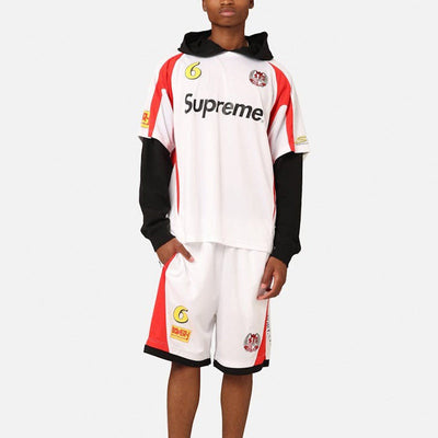 Conjunto Supreme Hooded Soccer Blanco