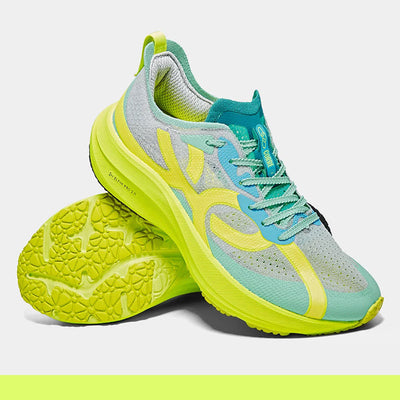 Tenis Corre 4 Gris Amarillo Premium