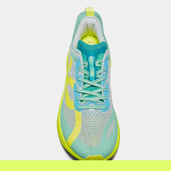 Tenis Corre 4 Gris Amarillo Premium