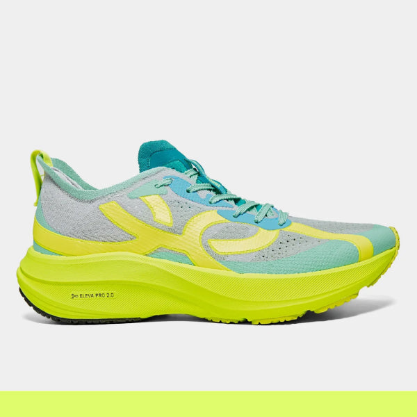 Tenis Corre 4 Gris Amarillo Premium