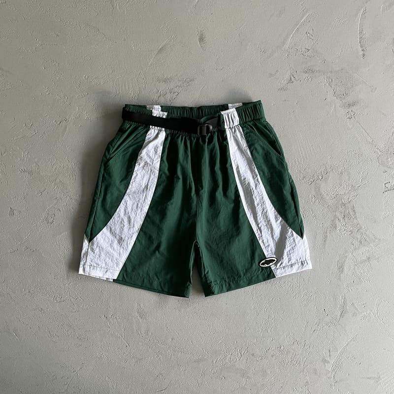 Shorts Corteiz Verde Blanco