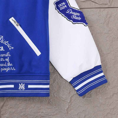 Chamarra Amiri MA Dream Team Varsity Azul