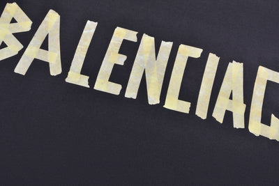 Playera Balenciaga Tape Type Preta