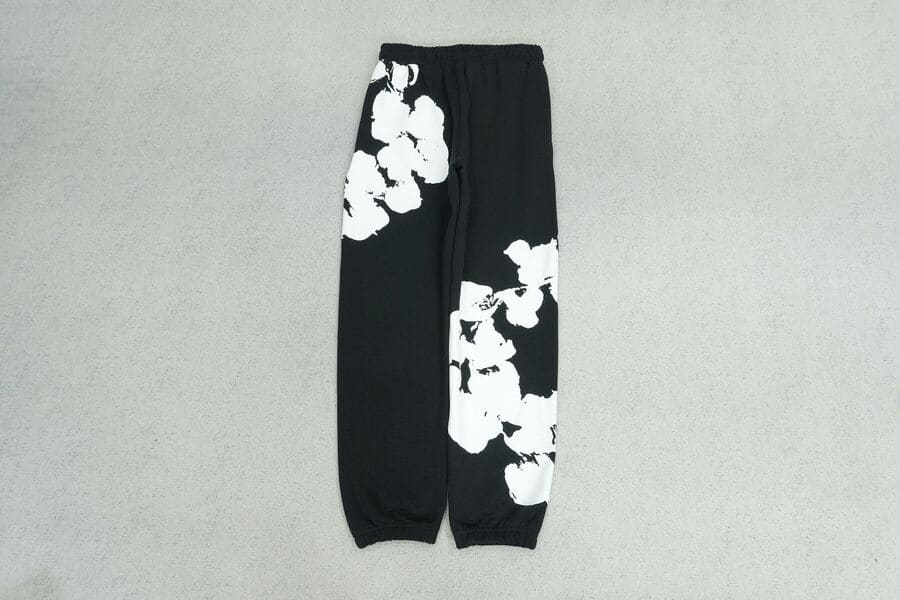 Pantalón Denim Tears Big Cotton Wreath Black