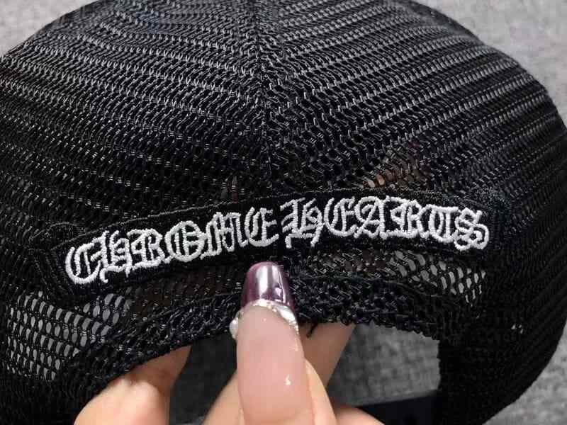Gorra Chrome Hearts Trucker Cemetery Negro/Rojo