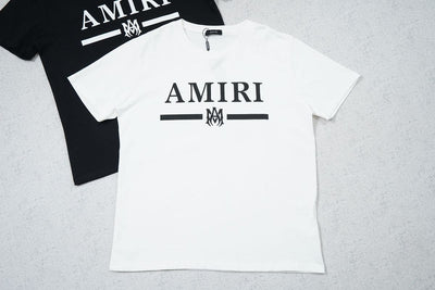 Playera Amiri Bar Logo White
