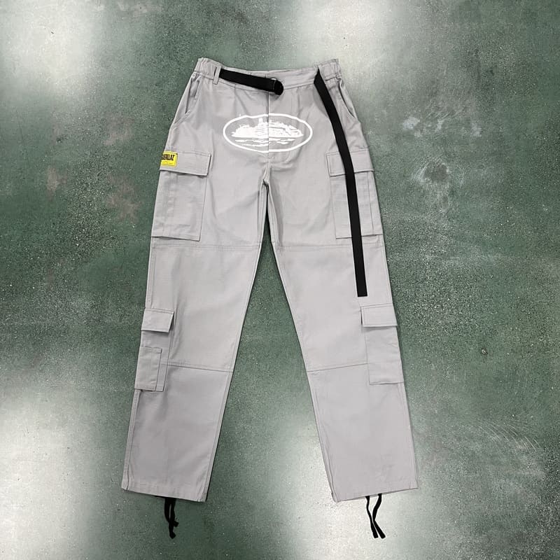 Pantalón Corteiz Cargo Gris