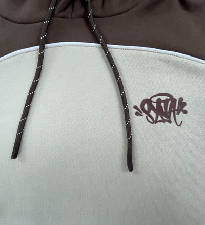 Conjunto Synaworld Pipe Hoodie & Shorts Beige