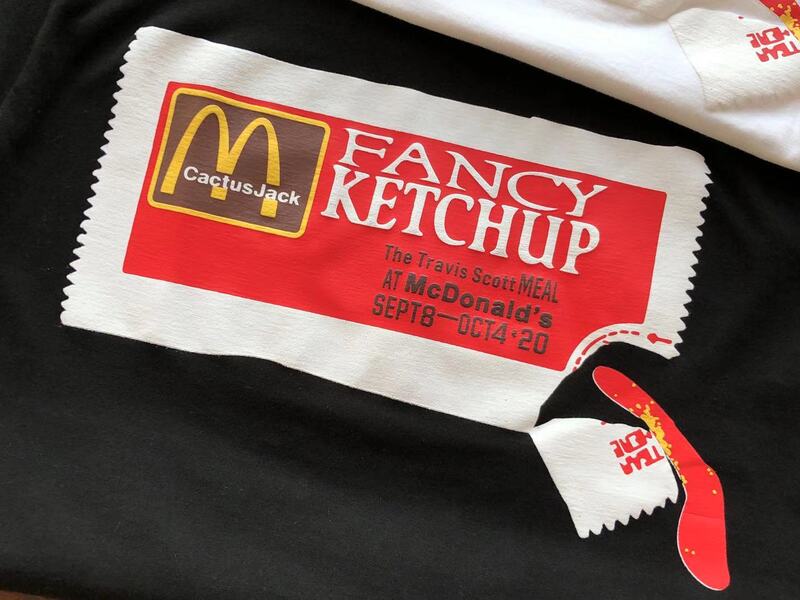 Playera Travis Scott x McDonald’s Fancy Ketchup