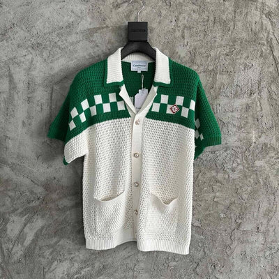 Conjunto Casablanca Crochê Blanco/Verde