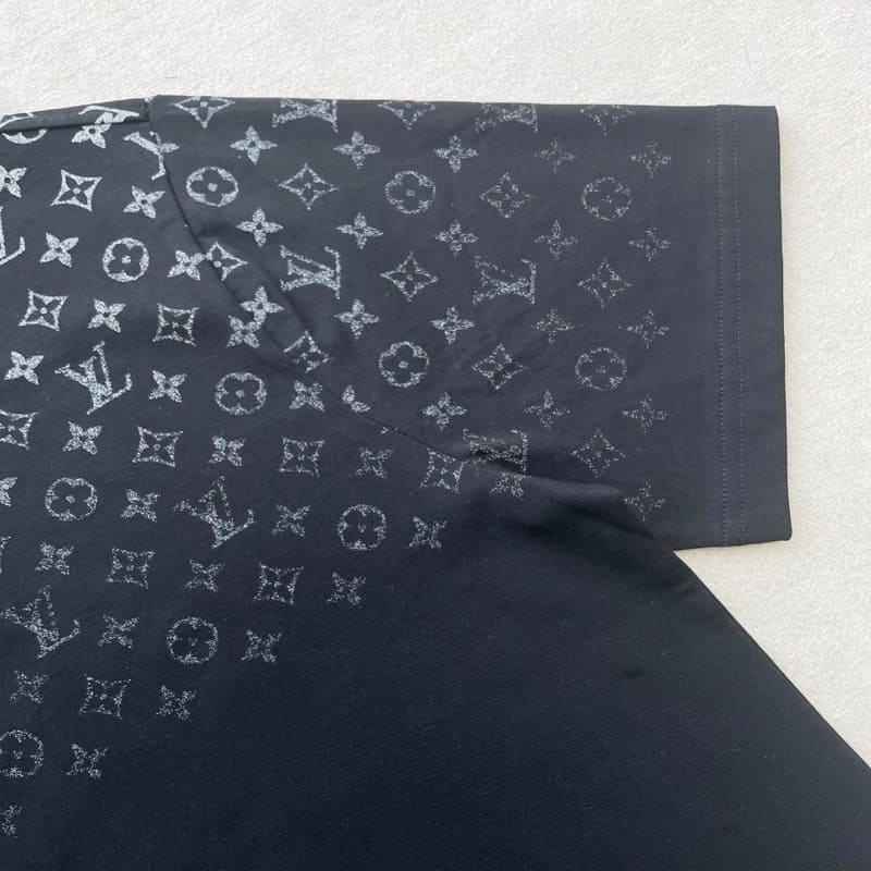 Playera Louis Vuitton Gradient Cotton Black