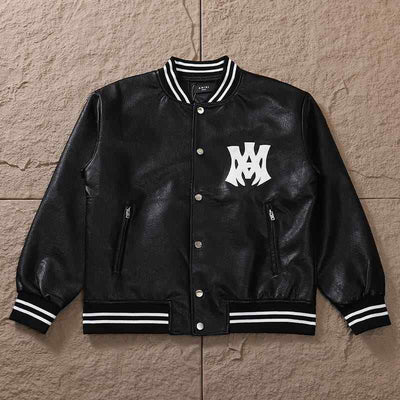Chamarra Amiri MA Hollywood bomber Leather Black