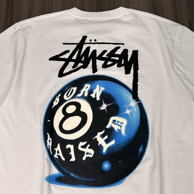 Playera Stussy x Born X Raised 8 Ball