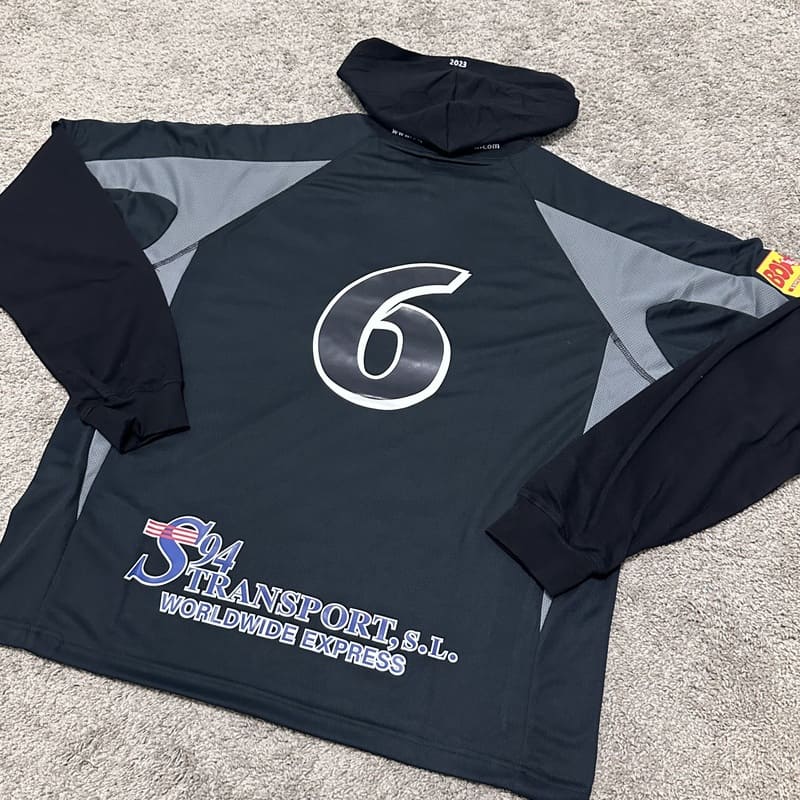 Conjunto Supreme Hooded Soccer Negro