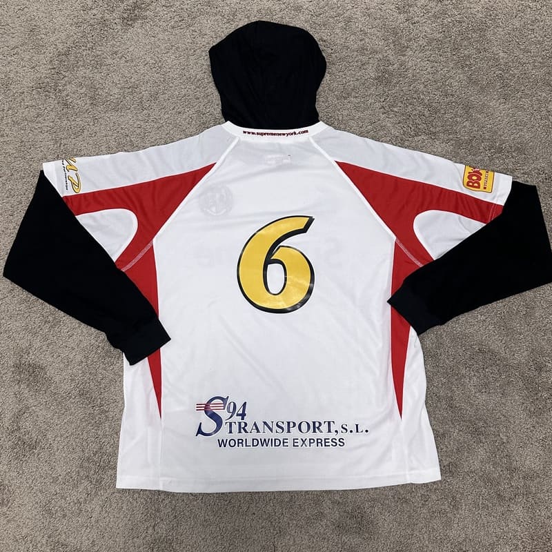 Conjunto Supreme Hooded Soccer Blanco