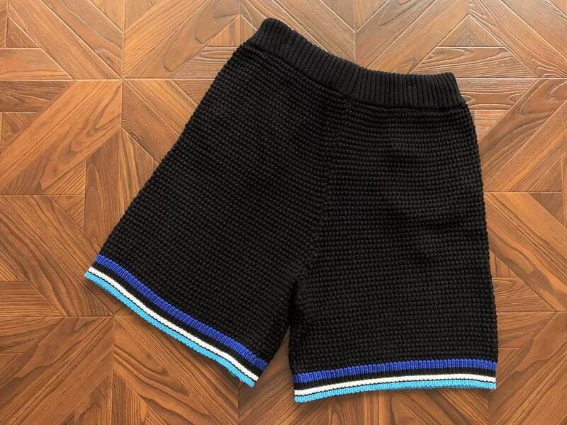 Conjunto Casablanca Crochê Gothic Negro y Azul