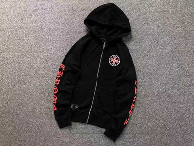 Moletom Chrome Hearts Hollywood Plus Cross Negro