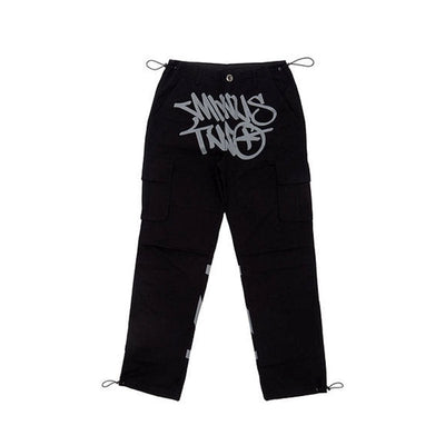Pantalón Minus Two Cargo Negro/Gris