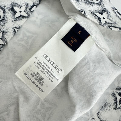 Playera Louis Vuitton Monogram White Deep Black