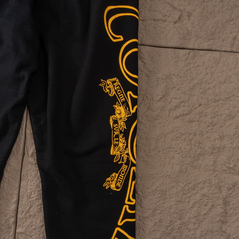 Conjunto Corteiz Superior Royale Negro/Amarillo