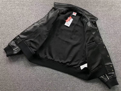 Chamarra Supreme x Nike Varsity Preta