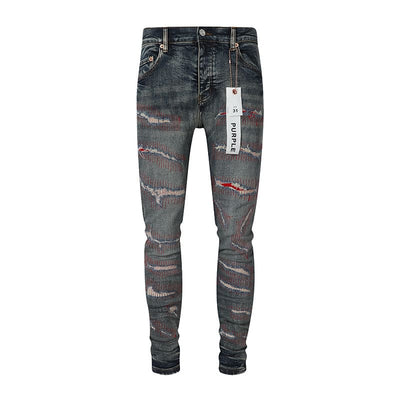 Pantalón Purple Red Cuts Jeans