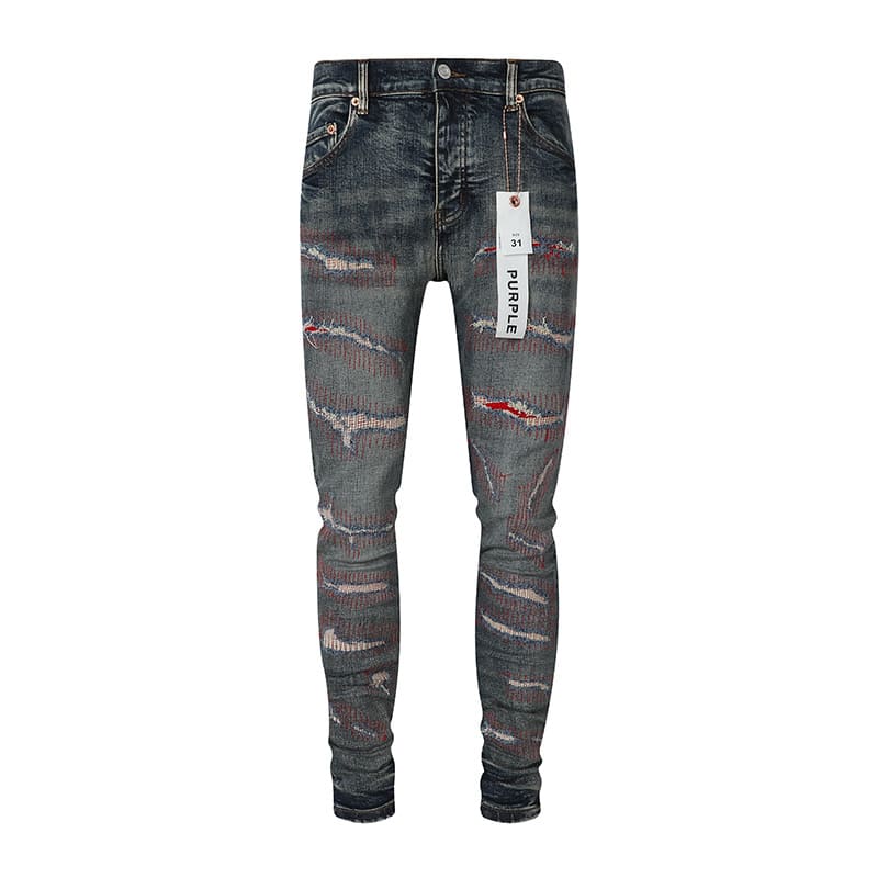 Pantalón Purple Red Cuts Jeans