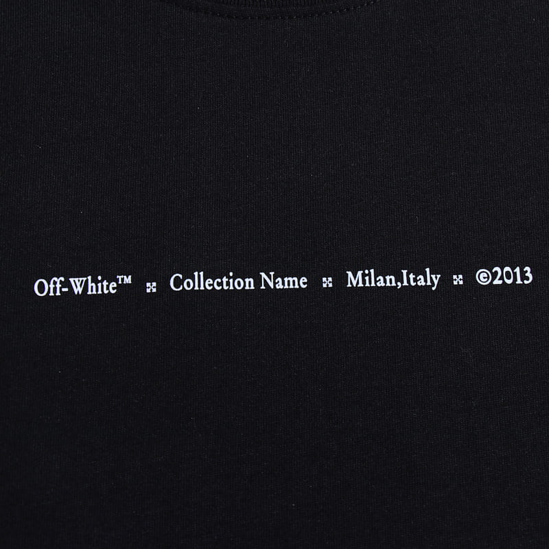 Playera Off-White Black Arrow Painted Cotton Jersey