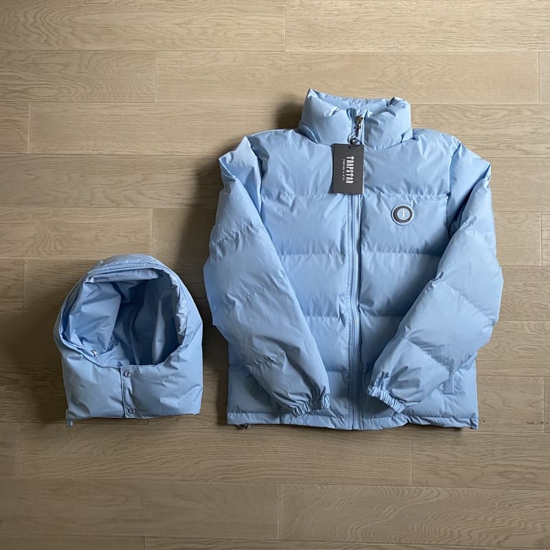 Chamarra Puffer Trapstar Detachable Ice Blue