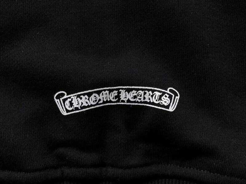 Moletom Chrome Hearts Hollywood Plus Cross Negro