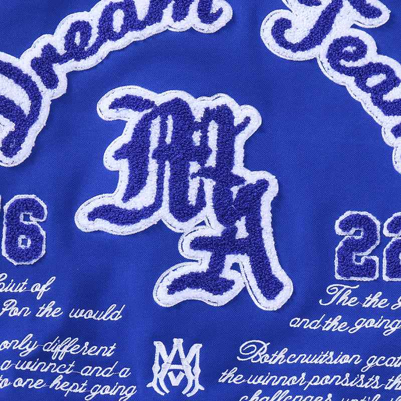 Chamarra Amiri MA Dream Team Varsity Azul