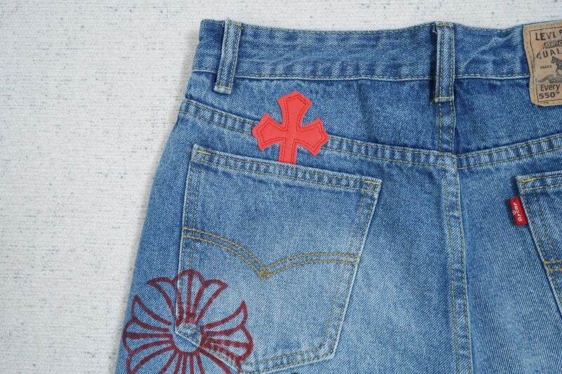 Pantalón Jeans Chrome Hearts