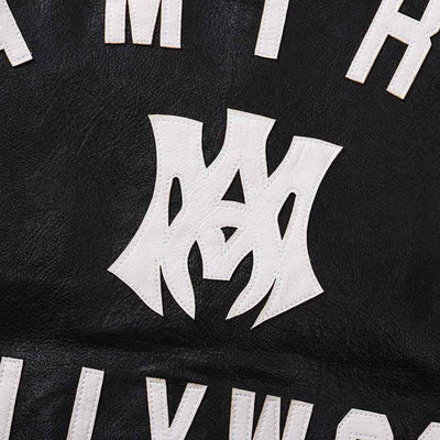 Chamarra Amiri MA Hollywood bomber Leather Black