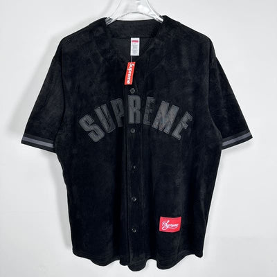 Playera Supreme Ultrasuede Mesh Baseball Negro