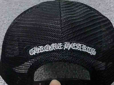 Gorra Chrome Hearts Trucker Cemetery Negro/Blanco