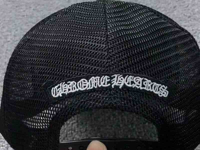 Gorra Chrome Hearts Trucker Cemetery Negro/Blanco