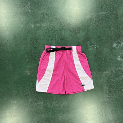 Shorts Corteiz Rosa Blanco