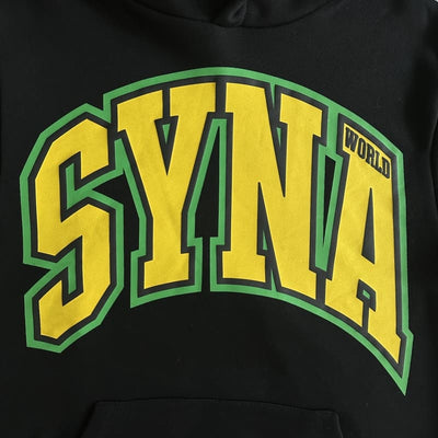 Conjunto Syna World College Logo Negro/Amarillo