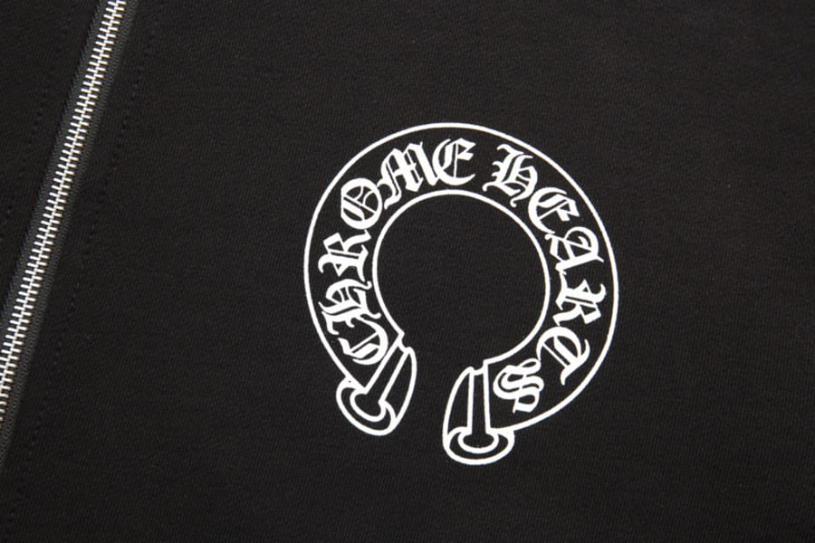 Moletom Chrome Hearts Horseshoe Floral Negro