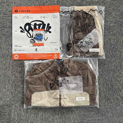 Conjunto Synaworld 'Syna Logo' Shell Café/Beige