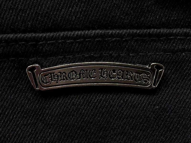 Pantalón Jeans Chrome Hearts Cross Pink