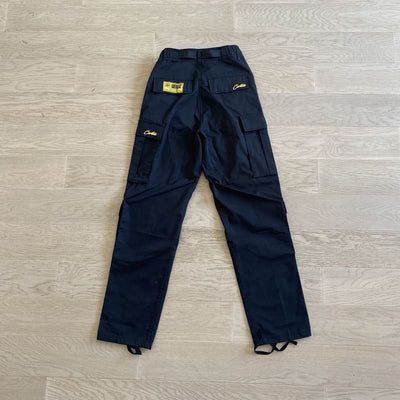 Pantalón Corteiz Cargo Preta y Amarillo